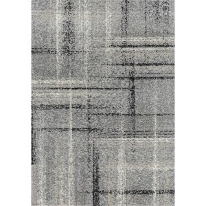 Homeroots.co 372024 31 X 50 Grey Polypropylene Accent Rug