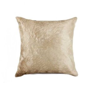 Homeroots.co 328250 18 X 18 X 5 Natural, Torino Cowhide - Pillow