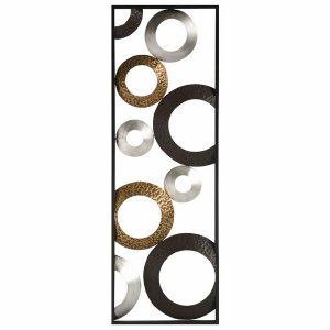 Homeroots.co 321390 Metallic Black Frame Wall Art