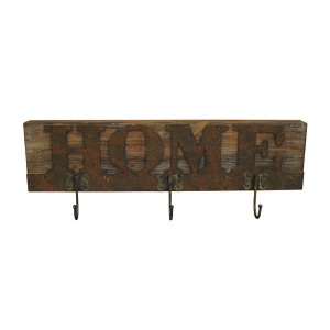 Homeroots.co 274828 1 X 23 X 20 Brown Wooden  Plaque