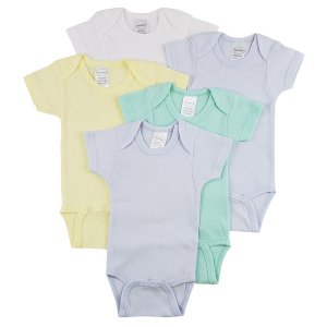 Bambini CS_0292M Bambini Short Sleeve One Piece 5 Pack