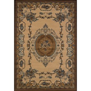 Homeroots.co 369649 22 X 36 Light Blue Polypropylene Accent Rug