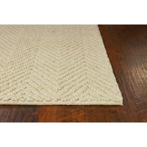 Homeroots.co 375158 2'x4' Ivory Jute Accent Rug