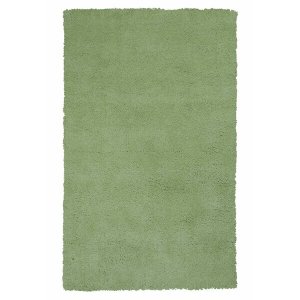 Homeroots.co 353408 2'x4' Polyester Spearmint Green Accent Rug