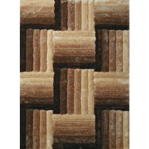 Homeroots.co 369130 22 X 26 Beige Polyester Accent Rug