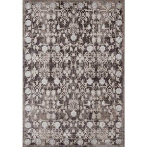 Homeroots.co 371206 19 X 36 Taupe Polyester Accent Rug