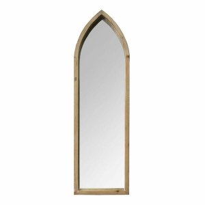 Homeroots.co 373142 Vintage Natural Narrow Framed Wall Mirror