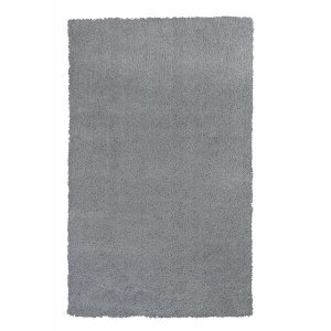 Homeroots.co 353421 2' X 4' Polyester Grey Area Rug