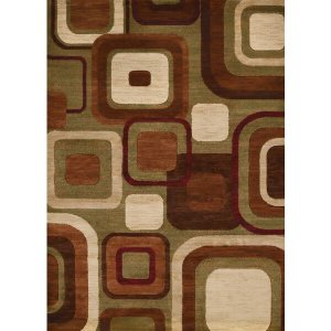 Homeroots.co 371344 22 X 36 Brown Polypropylene Accent Rug