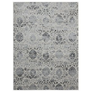 Homeroots.co 368284 22 X 36 Onyx Olefin Accent Rug