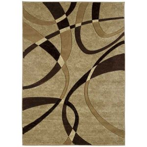 Homeroots.co 368383 31 X 50 Chocolate Polypropylene Accent Rug