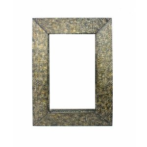 Homeroots.co 274511 34 X 48 X 4 Bronze, Gravel-like, Mosaic Frame - Dr