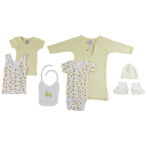 Bambini 1403Y 7-piece Pastel Interlock Hanging Gift Set