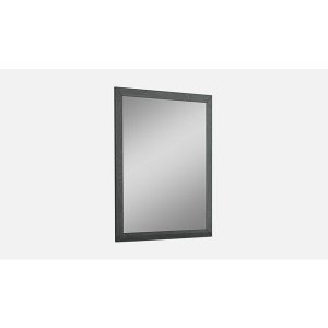 Homeroots.co 372083 36 X 1 X 44 Gloss Gray Glass Mirror