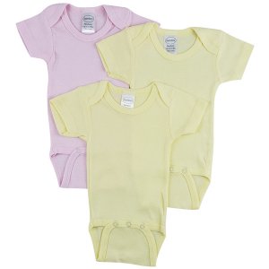 Bambini CS_0240L Bambini Short Sleeve One Piece 3 Pack