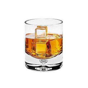 Homeroots.co 375903 4 Piece Set Old Fashioned Lead Free Crystal Scotch