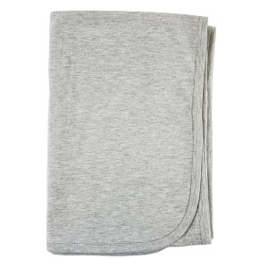 Bambini 3200G Heather Grey Cotton Receiving Blanket