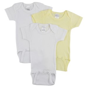 Bambini CS_0262L Bambini Short Sleeve One Piece 3 Pack