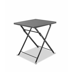 Homeroots.co 372275 16 X 16 X 18 Powder Aluminum Side Table