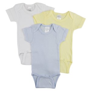 Bambini CS_0260L Bambini Short Sleeve One Piece 3 Pack