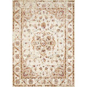 Homeroots.co 367117 22 X 36 Linen Olefin Accent Rug