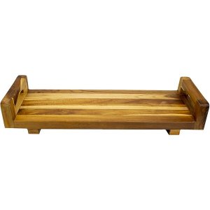 Homeroots.co 376659 29 Teak Wood Fully Assembled Bath Tray And Seat Wi