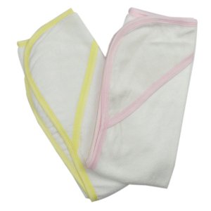 Bambini 021B-Pink--021B-Yellow Bambini Infant Hooded Bath Towel (pack 