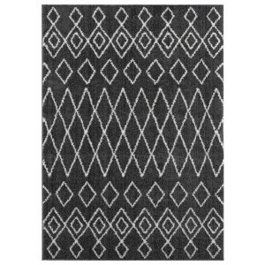 Homeroots.co 371536 23 X 36 Smoke Microfiber Polyester Accent Rug