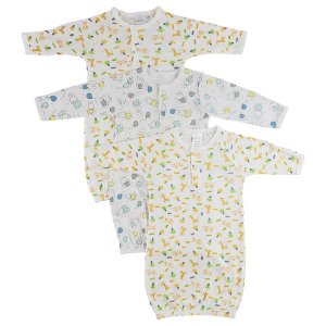 Bambini CS_0084 Bambini Infant Gowns - 3 Pack