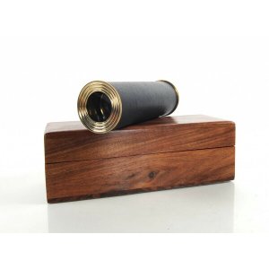 Homeroots.co 364319 1.5 X 15 X 1.5 Handheld Telescope In Wood Box