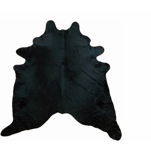 Homeroots.co 334422 6.5 Ft  Natural Black Brindled Cowhide Rug