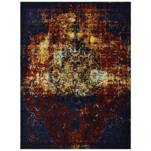 Homeroots.co 370092 22 X 36 Multicolor Olefin Accent Rug