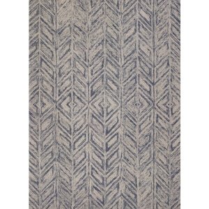 Homeroots.co 353370 2'x4' Wool Blue Accent Rug