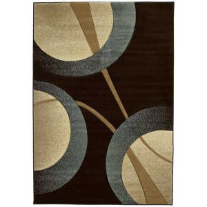 Homeroots.co 368419 22 X 32 Smoke Blue Polypropylene Accent Rug