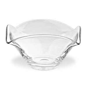 Homeroots.co 375831 9 Mouth Blown Crystal European Made Square Wavy Fr