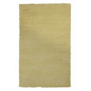 Homeroots.co 353428 2'x4' Polyester Canary Yellow Accent Rug