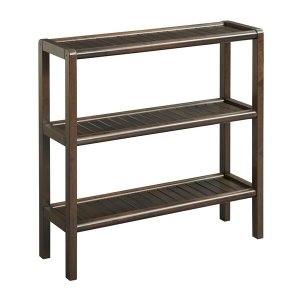 Homeroots.co 380025 29 Bookcase With 3 Shelves In Espresso