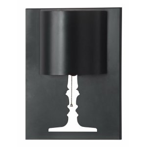 Homeroots.co 249403 11.8 X 4.7 X 15.7 Black, Painted Metal, Wall Lamp