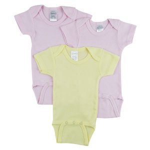 Bambini CS_0250M Bambini Short Sleeve One Piece 3 Pack