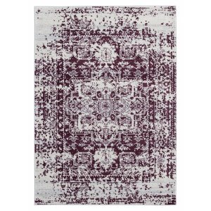 Homeroots.co 366395 22 X 36 Wine Olefin  Frieze Accent Rug