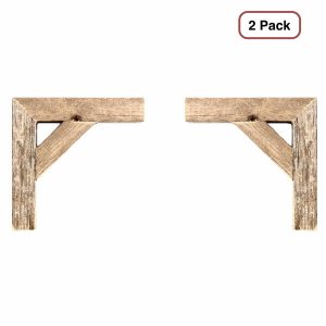 Homeroots.co 379888 Set Of 2 Natural Weathered Gray Corbels