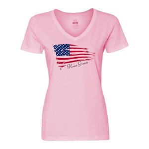 Bad HOMVLGPK Home Grown America Ladies Tee Large