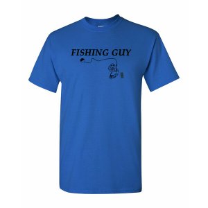 Bad FISTSMBL Fishing Guy Shirt  Small