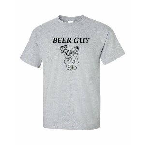 Bad BEETSMGR Beer Guy Shirt  Small