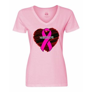 Bad WARVSMPK Warrior Cancer Ladies Shirt  Small