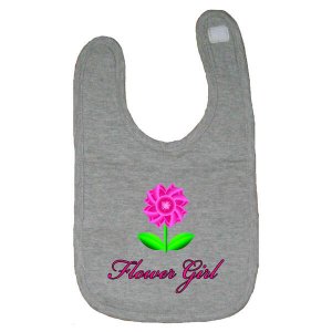 Bad FLOBIBGR Flower Girl Bib One Size