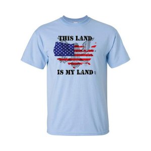 Bad YTHMYLTLGBL This Land Is My Land America Youth T-shirt  Youth Larg