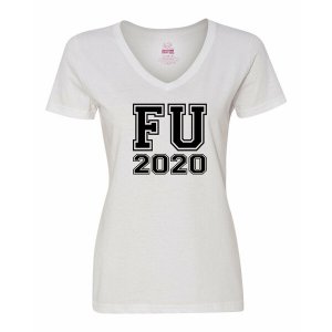 Bad FU20VLGWH Fu 2020 Ladies Shirt  Large