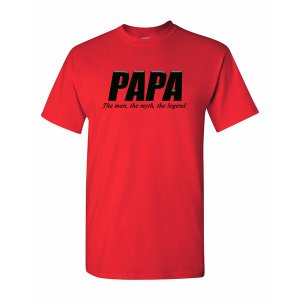 Bad PAPTXLRD Papa The Man The Myth The Legend Shirt  Xlarge