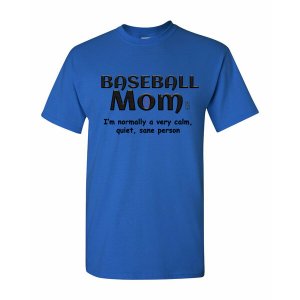 Bad BASTSMBL Baseball Mom T-shirt Small